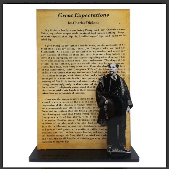 Art | Charles Dickens Great Expectations Acrylic Display | Poshmark
